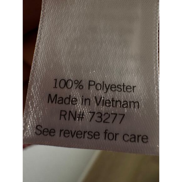 Lauren Conrad Red Heart Print Flutter Sleeve Blouse V-Neck Size XL - Picture 4 of 6